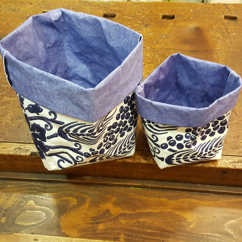 breadbox paper washable color blue