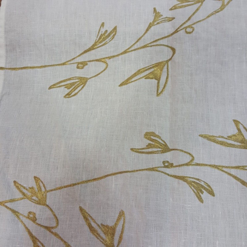 Murous tablecloth tablecloth in organic natural linen