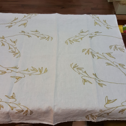 Murous tablecloth tablecloth in organic natural linen