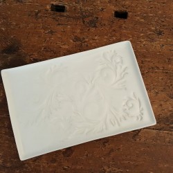 Acanthus collection porcelain tray