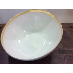 Porcelain bowl with gold rim Bertozzi