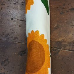 Dusters sunflowers printed by hand