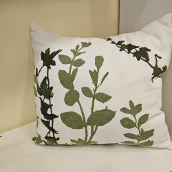 Pure linen cushion cover Garden Collection