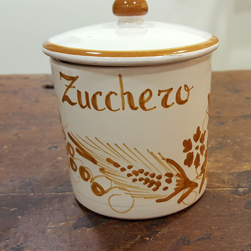 Barattolo porta Zucchero in ceramica