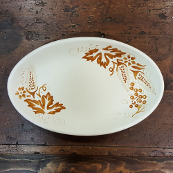 Made in italy Oval serving plate