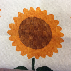 Italian Luxury Tablecloths  sunflowers print