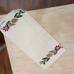 Christmas placemat in linen