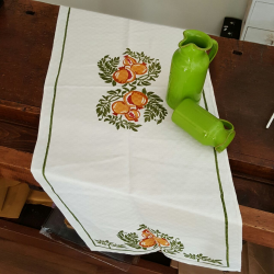 Italian Table runner decoration  pomegranates