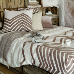 Bedspread  linen Chevron