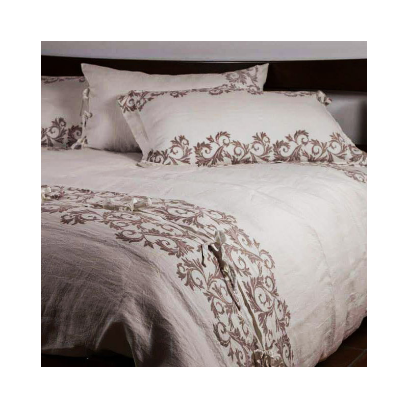 Bedspread wrinkled linen acanto collection