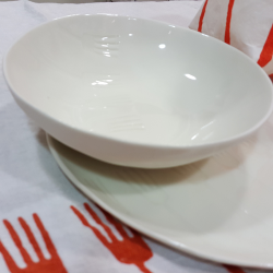 Porcelain Plates forks collection Bertozzi