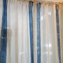 Linen curtains for the house