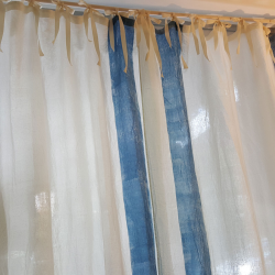 Linen curtains for the house