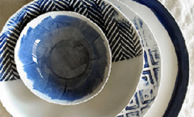 Handmade porcelain plates